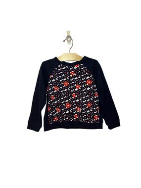 Jacadi Size 6 Girls Floral Sweatshirt